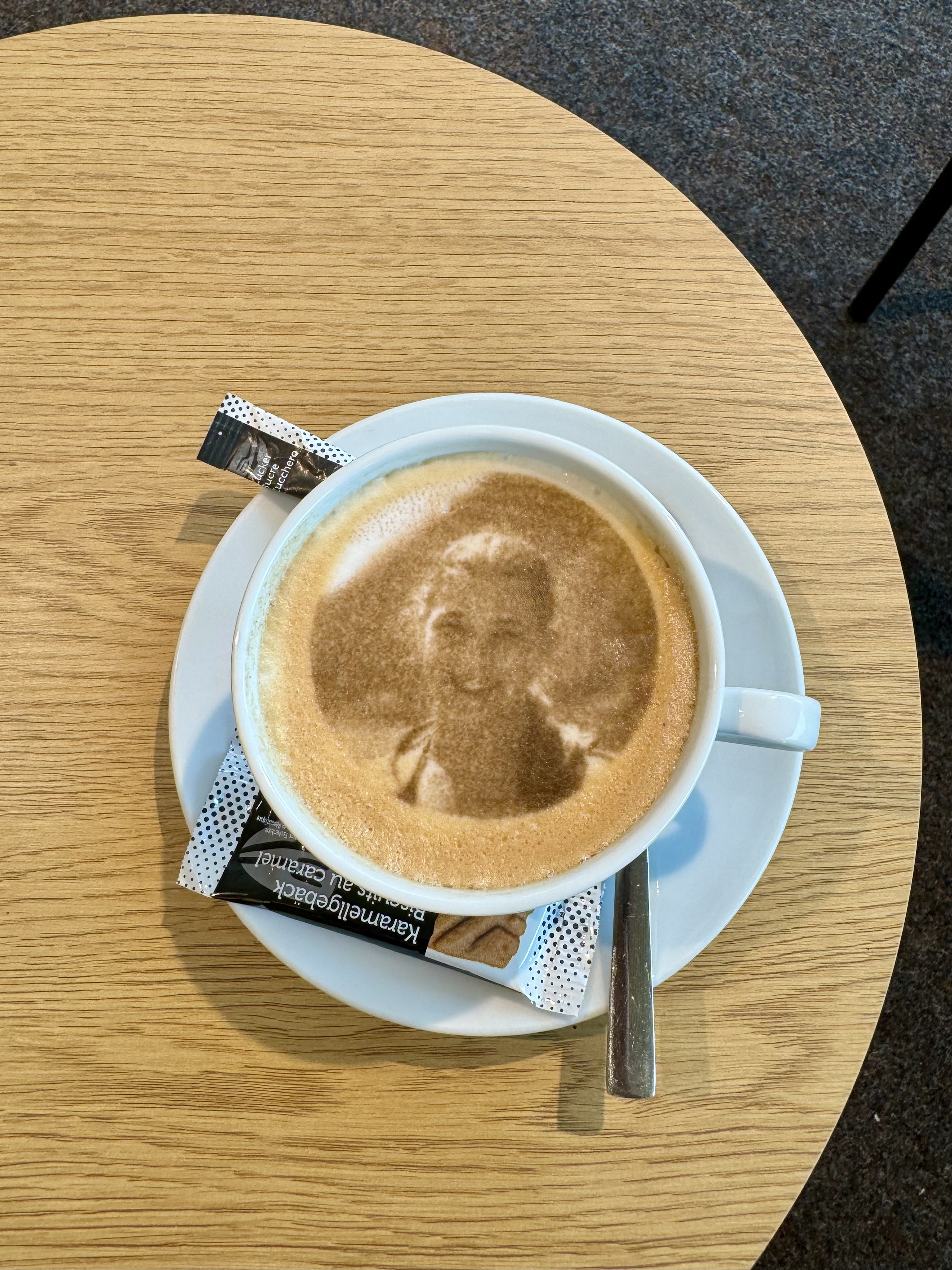 Selfie-Cappuccino